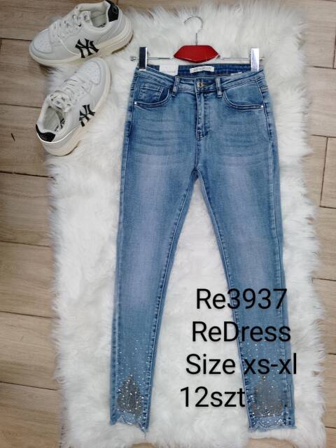 Jeansy damskie RE3937 1 kolor XS-XL 1