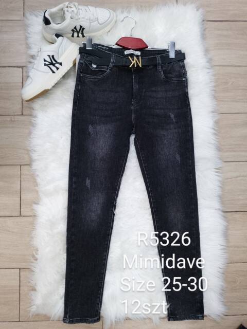 Jeansy damskie R5326 1 kolor 25-30