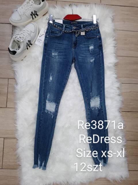 Jeansy damskie RE3871A 1 kolor XS-XL 1
