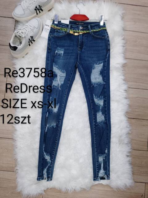 Jeansy damskie RE3758A 1 kolor XS-XL 1