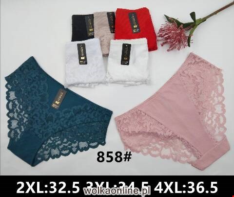 Majtki damskie 858 Mix kolor 2XL-4XL