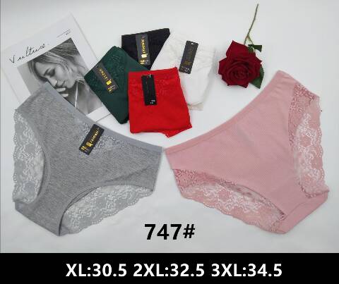 Majtki damskie 747 Mix kolor XL-3XL