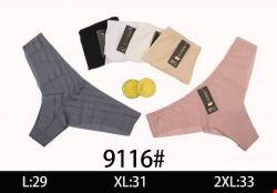 Majtki damskie 9116 Mix kolor L-2XL