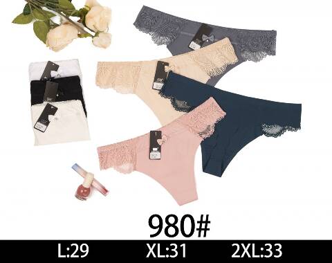 Majtki damskie 980 Mix kolor L-2XL