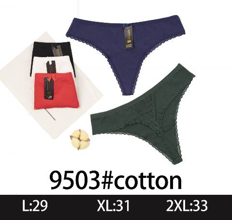 Majtki damskie 9503 Mix kolor L-2XL