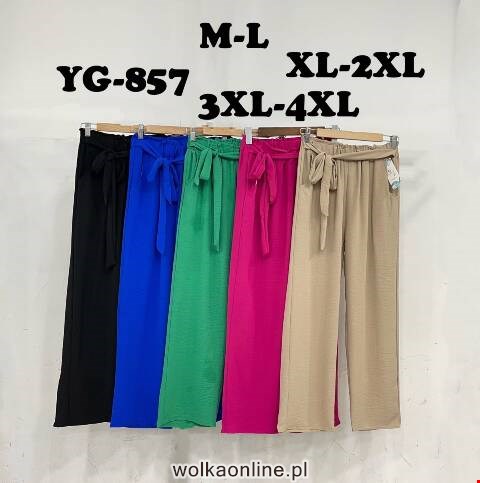 Spodnie damskie YG-857 Mix kolor M-4XL