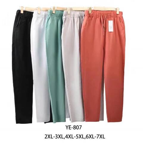 Spodnie damskie YE-807 Mix kolor 2XL-7XL 1