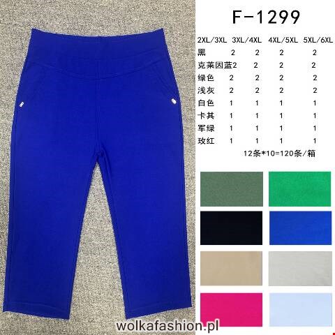 Rybaczki damskie F-1299 Mix kolor 2XL-6XL 1