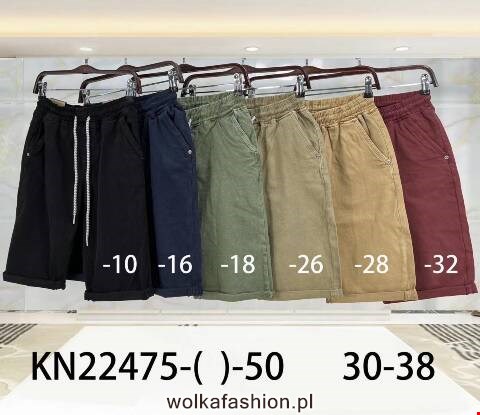 Spodenki męskie KN22475 1 kolor 30-38 1