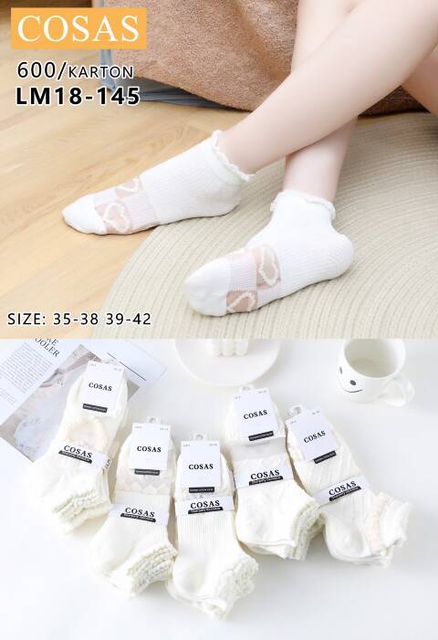 Stopki damskie LM18-145 Mix kolor 35-42 1