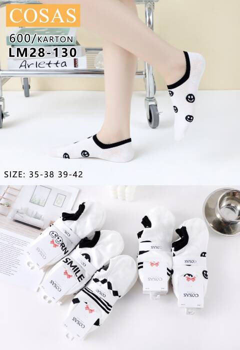 Stopki damskie LM28-130 Mix kolor 35-42 1