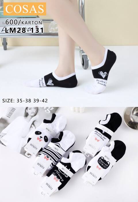 Stopki damskie LM28-131 Mix kolor 35-42 1