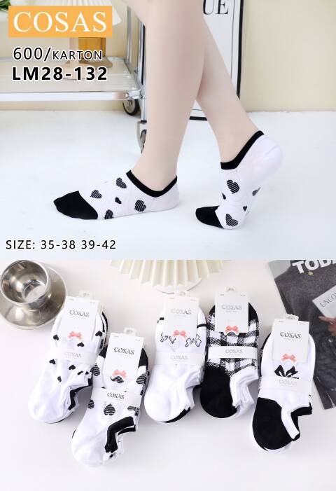 Stopki damskie LM28-132 Mix kolor 35-42