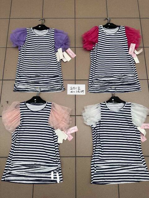 Bluzki dziewczęce 3432 1 kolor 4-14