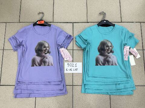 Bluzki dziewczęce 3433 1 kolor 6-16