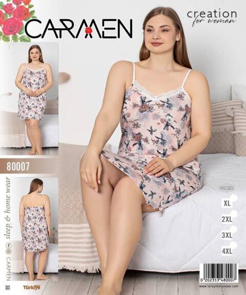 Koszula nocna damskie 80007 1 kolor XL-4XL (Towar Tureckie) 1