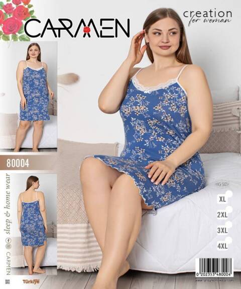 Koszula nocna damskie 80004 1 kolor XL-4XL (Towar Tureckie) 1