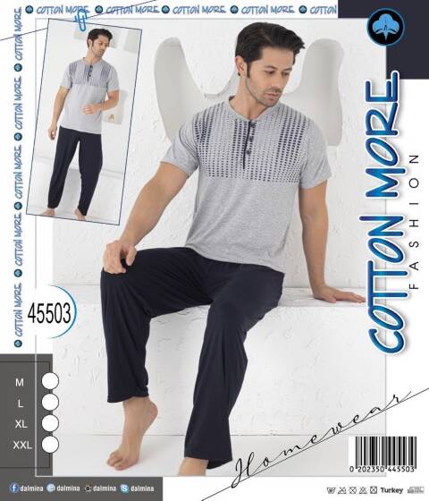 Piżama  męskie 45503 1 kolor M-2XL (Towar Tureckie)