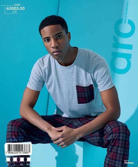 Piżama  męskie 65005-2 1 kolor M-2XL (Towar Tureckie) 1