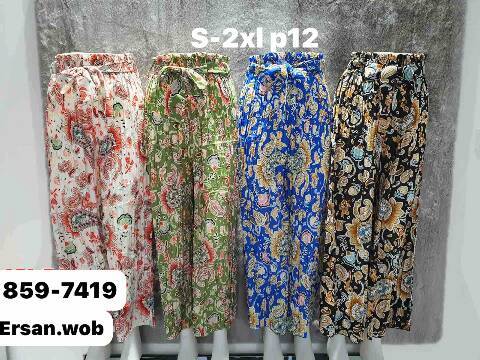 Spodnie damskie 859-7419 Mix kolor S-2XL