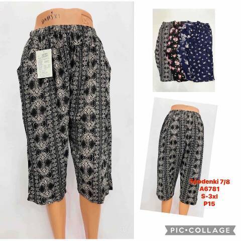 Rybaczki damskie A6781 Mix kolor S-3XL