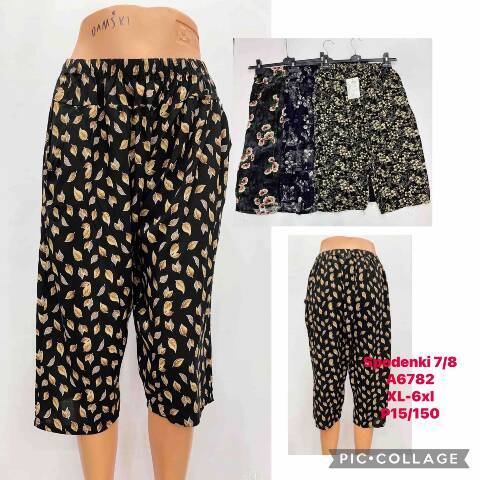 Rybaczki damskie A6782 Mix kolor XL-6XL