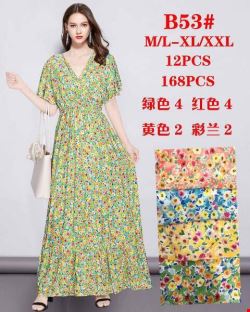 Sukienka  damskie B53 Mix kolor M-2XL
