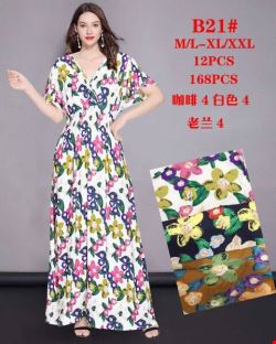Sukienka  damskie B21 Mix kolor M-2XL