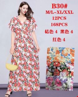 Sukienka  damskie B30 Mix kolor M-2XL