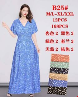 Sukienka  damskie B25 Mix kolor M-2XL