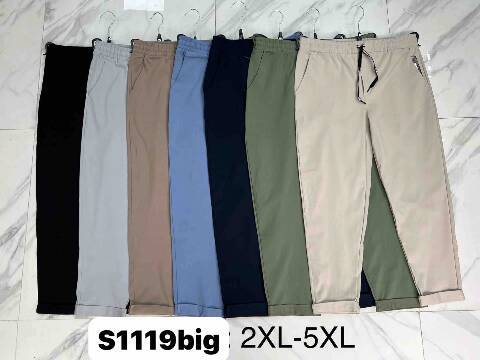 Spodnie damskie S1119 Mix kolor 2XL-5XL