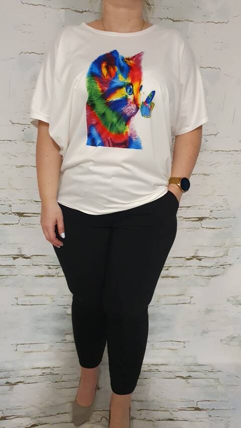 Bluzka damskie 7860 Mix kolor Standard (Towar Polskie) 1