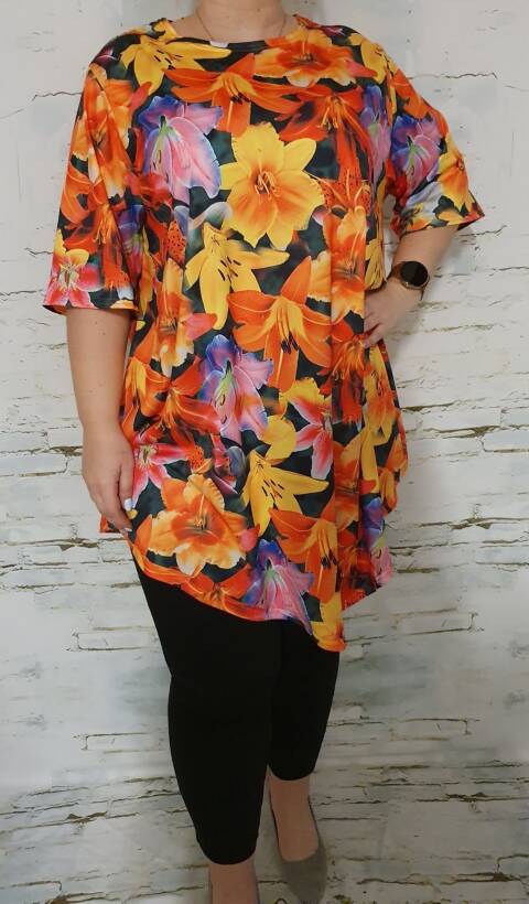 Tunika damskie 7863 Mix kolor Standard (Towar Polskie) 1