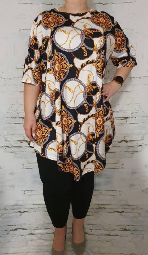 Tunika damskie 7864 Mix kolor Standard (Towar Polskie) 1