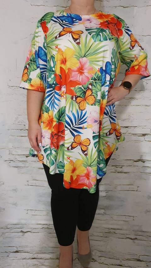 Tunika damskie 7866 Mix kolor Standard (Towar Polskie) 1