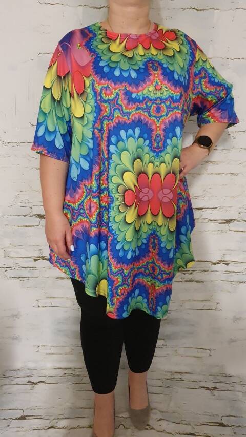 Tunika damskie 7868 Mix kolor Standard (Towar Polskie) 1