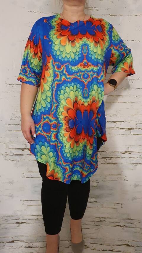 Tunika damskie 7869 Mix kolor Standard (Towar Polskie)