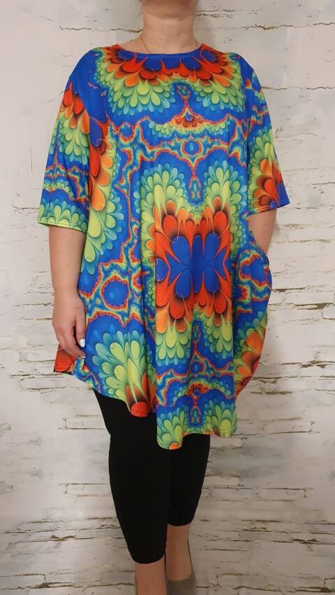 Tunika damskie 7870 Mix kolor Standard (Towar Polskie) 1