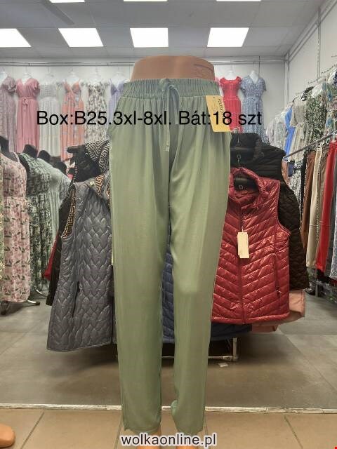 Spodnie damskie 8053 Mix kolor 3XL-8XL