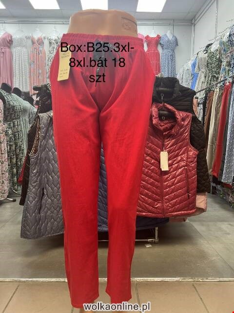 Spodnie damskie 8054 Mix kolor 3XL-8XL