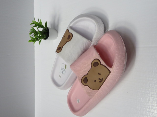 Klapki Damskie 590 BEIGE/PINK/BLACK/WHITE 36-41 1