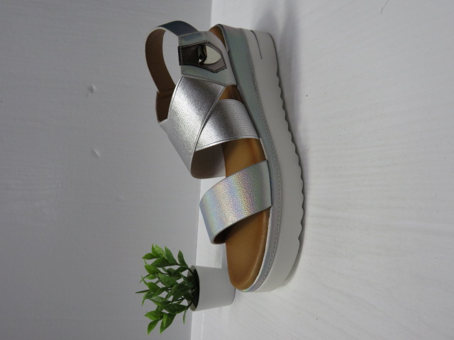 Sandały damskie YO-755 SILVER 36-41