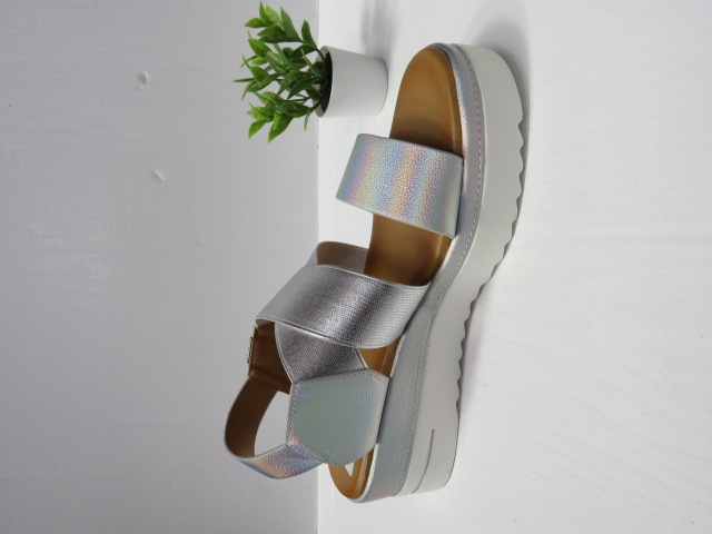 Sandały damskie YO-755 SILVER 36-41 1