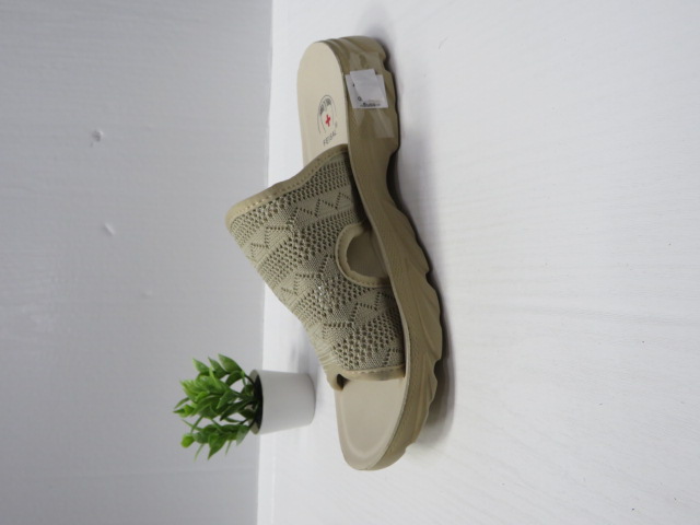 Klapki Damskie DX8130 BEIGE 39-43 1