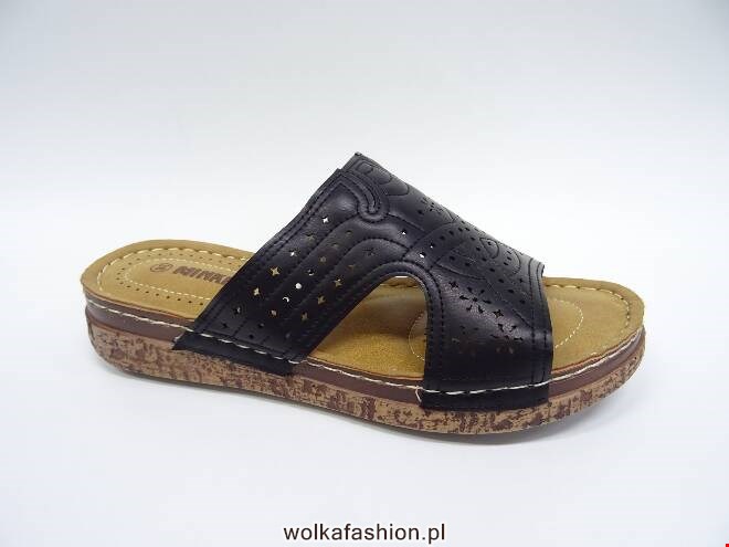 Klapki Damskie 2505-6 BLACK 36-41