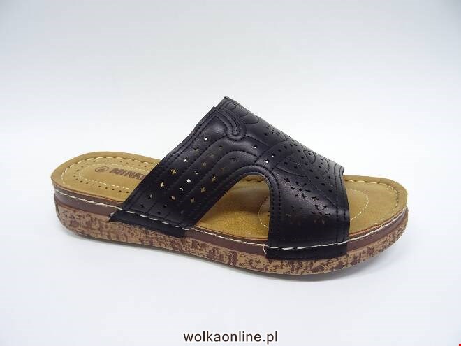 Klapki Damskie 2505-6 BLACK 36-41