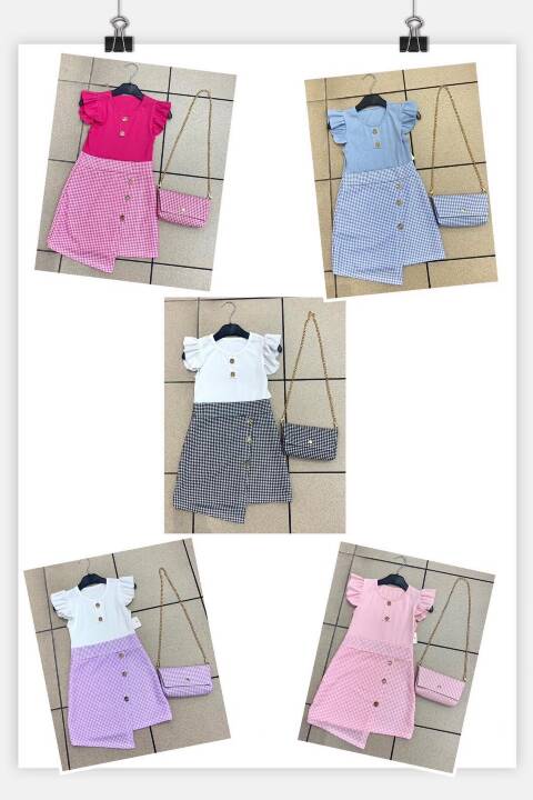 Sukienki dziewczęce 1034 1 kolor 4-14