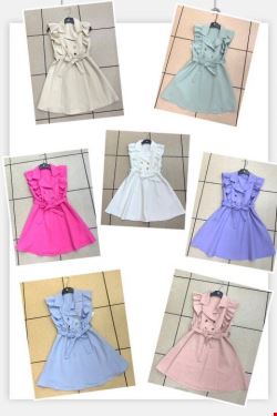 Sukienki dziewczęce 1036 1 kolor 4-14
