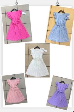 Sukienki dziewczęce 1037 1 kolor 4-14