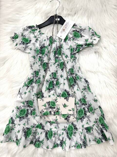 Sukienki dziewczęce 1041 1 kolor 4-14